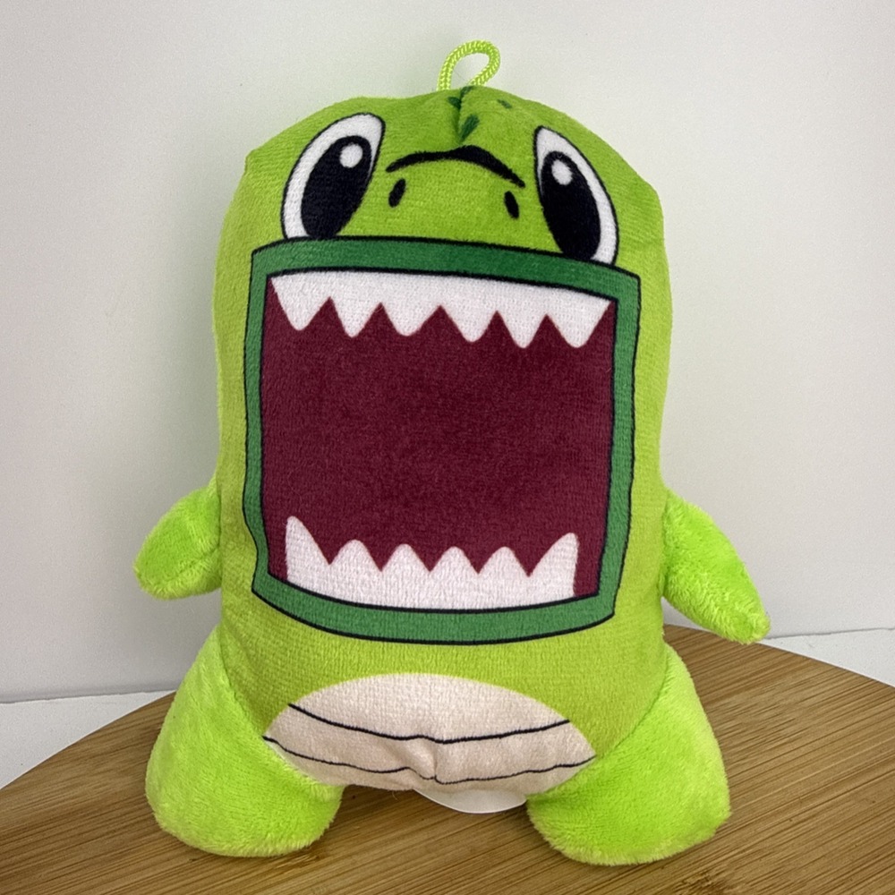Good Stuff Lime Green Halloween Scary Monster 7" Tall Plush Stuffed Big Mouth